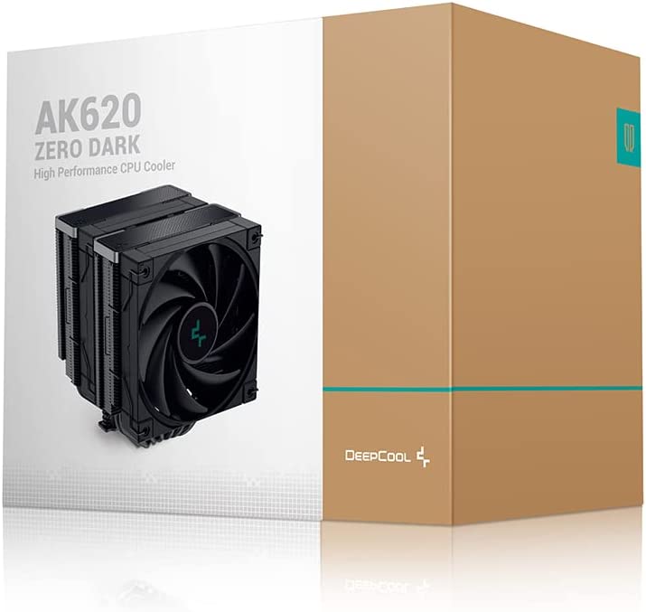 DEEPCOOL AK620 ZERO DARK High Performance Dual Tower Cooler