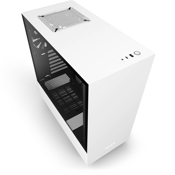 NZXT H510i White Compact Mid Tower Case with RGB