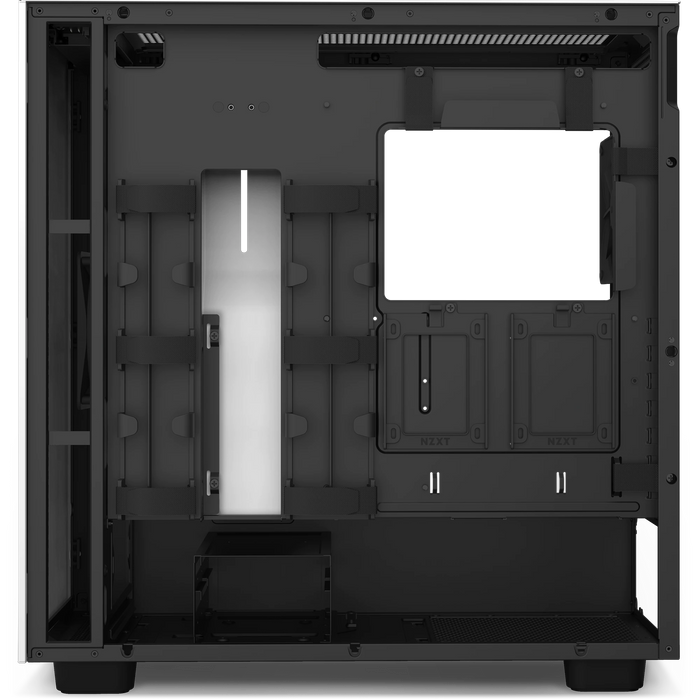 NZXT H7 White/Black Mid Tower Case w/ 2 fans