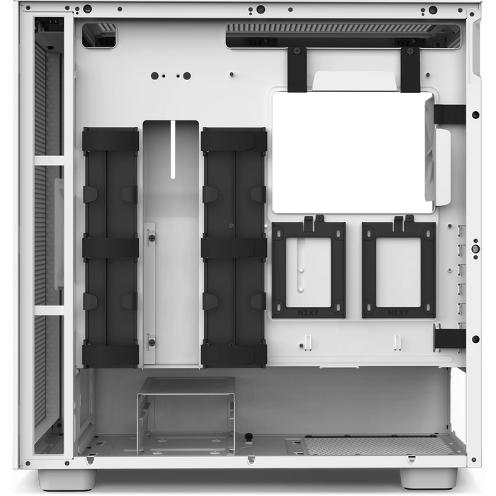 NZXT H7 Flow White Mid Tower Case w/ 2 fans