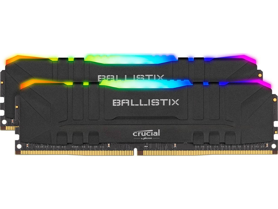 Crucial Ballistix RGB 3600 MHz 16GB Kit DDR4 Desktop Gaming Memory (Black) CL16