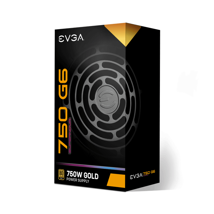 EVGA SuperNOVA 750 G6, 80 Plus Gold 750W Fully Modular Power Supply