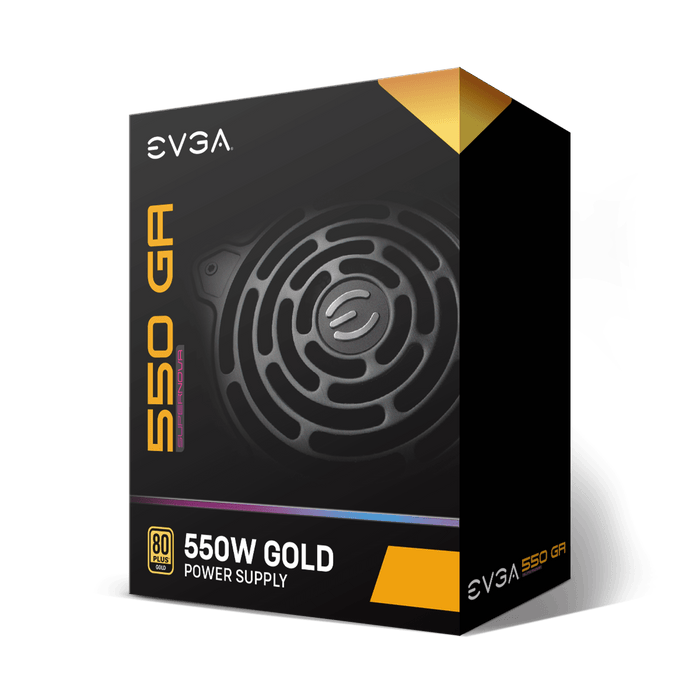 EVGA SuperNOVA 550 GA, 80 Plus Gold 550W Fully Modular Power Supply