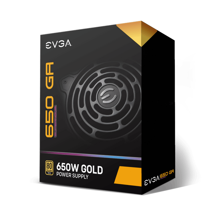 EVGA SuperNOVA 650 GA, 80 Plus Gold 650W Fully Modular Power Supply