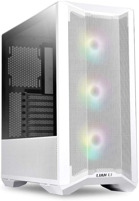LIAN LI LANCOOL II MESH White Mid Tower Case w/ 3 RGB fans