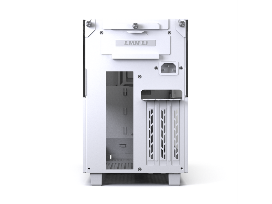 LIAN LI Q58 w/ Gen4 Riser ITX SFF White Case